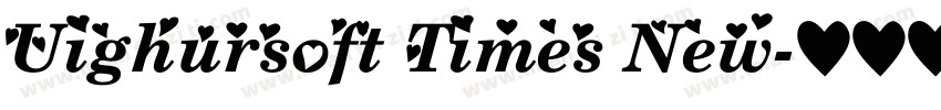 Uighursoft Times New字体转换